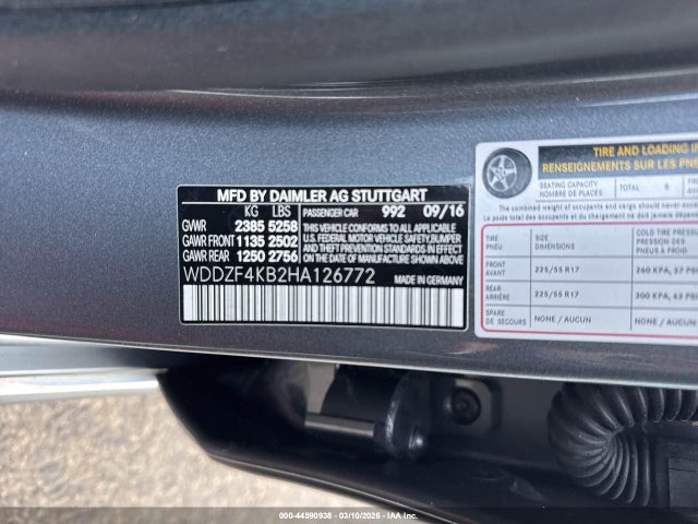 2017 MERCEDES-BENZ E 300 WDDZF4KB2HA126772 Photo 8