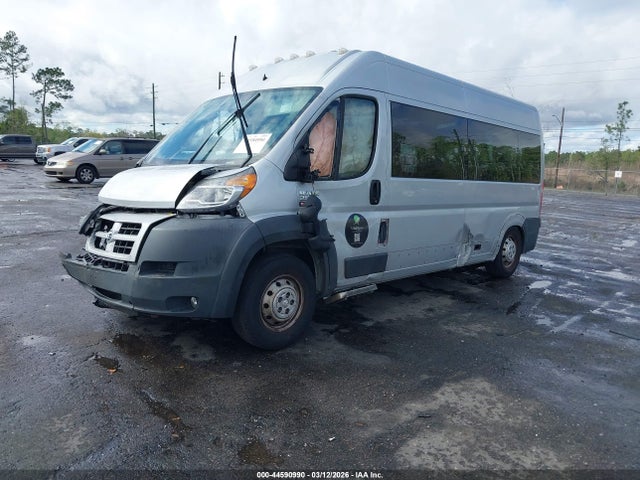 2015 Ram Promaster 2500 Window Van High Roof მანქანა იყიდება აუქციონზე, vin: 3C6TRVPG3FE512734, აუქციონის ნომერი: 44590990