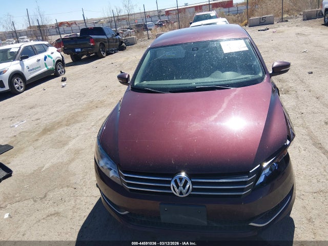 44591036 :رقم المزاد ، 1VWBP7A30CC104901 vin ، 2012 Volkswagen Passat 2.5l Se مزاد بيع