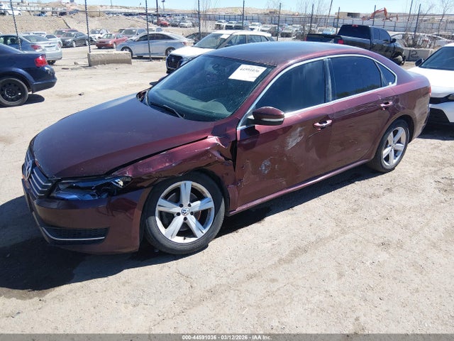 44591036 :رقم المزاد ، 1VWBP7A30CC104901 vin ، 2012 Volkswagen Passat 2.5l Se مزاد بيع
