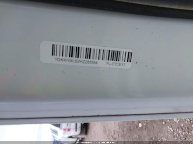 Продаж на аукціоні авто 2017 Gmc Acadia Slt-1, vin: 1GKKNMLS2HZ285584, номер лоту: 44591060