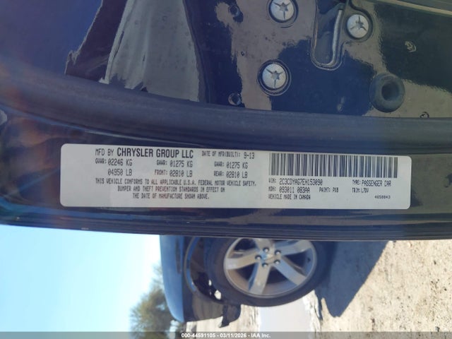 Dodge Challenger Sxt 2014 2C3CDYAG7EH153090 Image 9
