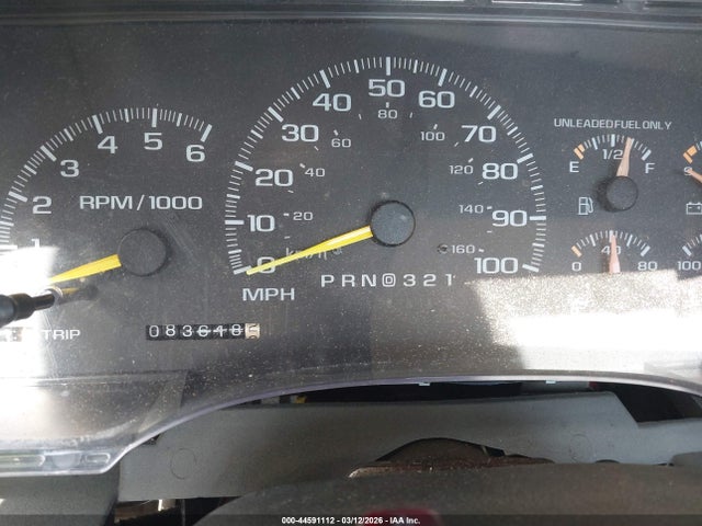 Aukcja sprzedaży 1998 Gmc Sierra 1500 Sl Wideside, vin: 1GTEC14M3WZ553455, numer aukcji: 44591112