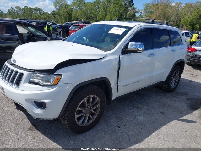 44591167 :رقم المزاد ، 1C4RJEBGXEC411780 vin ، 2014 Jeep Grand Cherokee Limited مزاد بيع