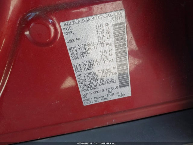 2018 NISSAN ROGUE HYBRID 5N1ET2MT9JC837869 Photo 8