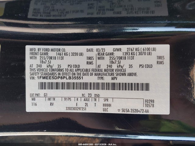 2023 FORD BRONCO 1FMEE5DP8PLB35551 Photo 8