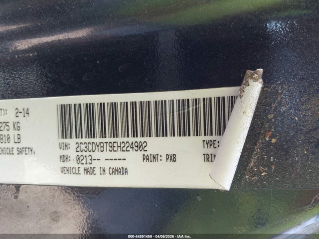 2014 DODGE CHALLENGER 2C3CDYBT9EH224902 Photo 8