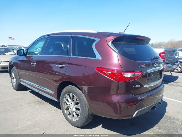 44591538 :رقم المزاد ، 5N1AL0MM9DC343530 vin ، 2013 Infiniti Jx35 مزاد بيع
