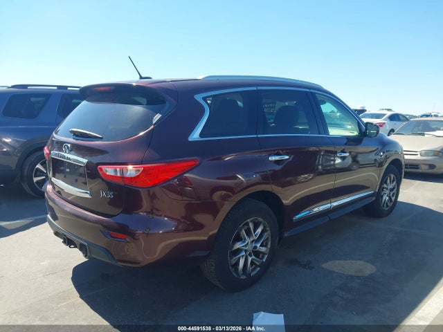 44591538 :رقم المزاد ، 5N1AL0MM9DC343530 vin ، 2013 Infiniti Jx35 مزاد بيع