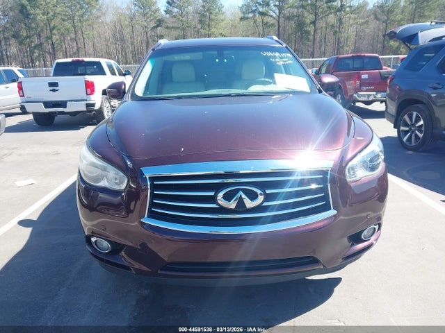 44591538 :رقم المزاد ، 5N1AL0MM9DC343530 vin ، 2013 Infiniti Jx35 مزاد بيع