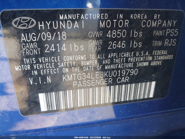 Genesis G70 3.3t Advanced 2019 KMTG34LE3KU019790 Image 9