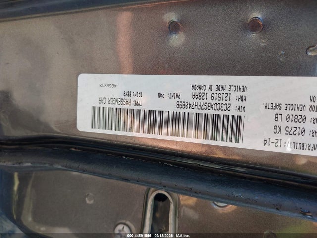 2015 DODGE CHARGER 2C3CDXBG7FH740898 Photo 8