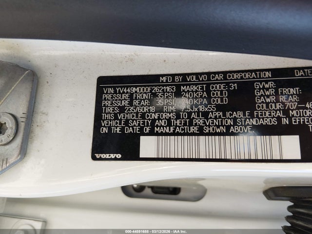 2015 VOLVO XC60 YV449MDD0F2621163 Photo 8