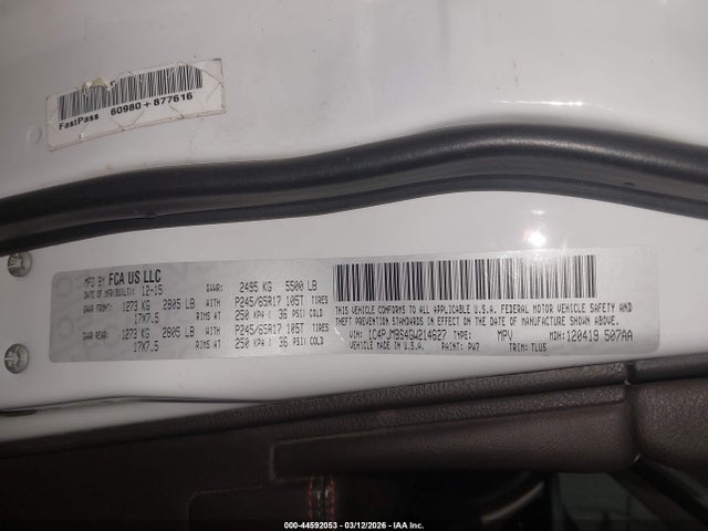 2016 JEEP CHEROKEE 1C4PJMBS4GW214627 Photo 8