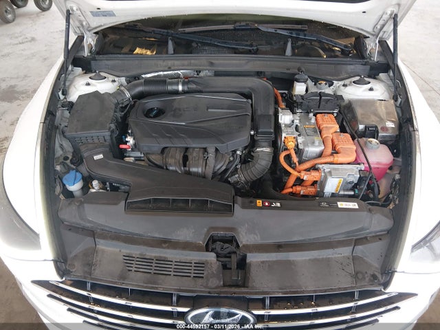 KMHL24JJXNA045742 Hyundai Sonata Hybrid Blue