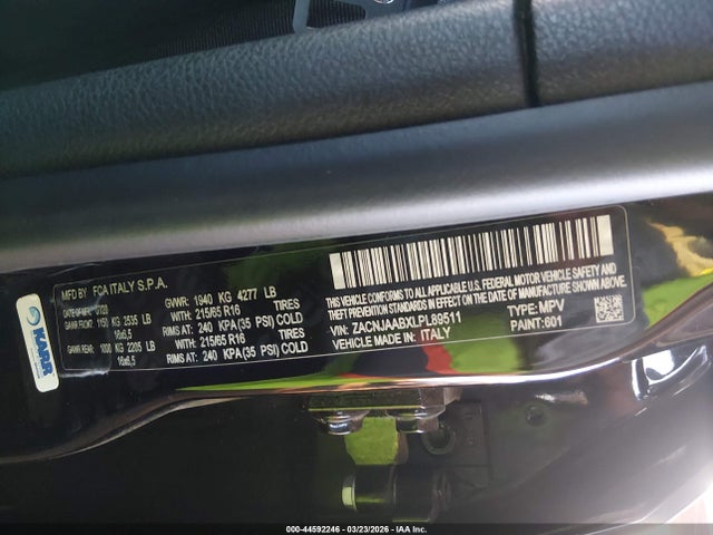 2020 JEEP RENEGADE ZACNJAABXLPL89511 Photo 8