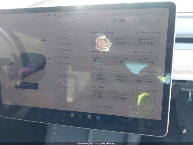 2023 Tesla Model 3 Rear-wheel Drive მანქანა იყიდება აუქციონზე, vin: 5YJ3E1EA5PF555799, აუქციონის ნომერი: 44592295