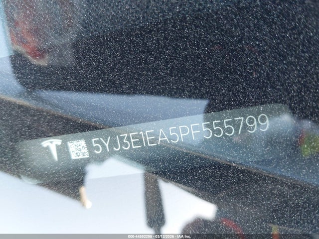 2023 Tesla Model 3 Rear-wheel Drive მანქანა იყიდება აუქციონზე, vin: 5YJ3E1EA5PF555799, აუქციონის ნომერი: 44592295