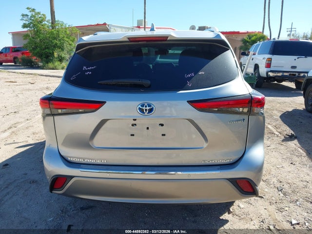 Aukcja sprzedaży 2022 Toyota Highlander Hybrid Platinum, vin: 5TDEBRCH6NS093892, numer aukcji: 44592382
