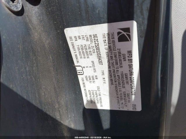 2003 SATURN VUE 5GZCZ53B53S894307 Photo 8