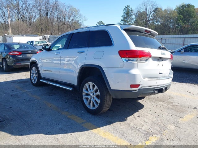 Aukcja sprzedaży 2017 Jeep Grand Cherokee Limited 4x2, vin: 1C4RJEBG6HC638114, numer aukcji: 44592733