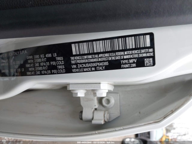 2019 JEEP RENEGADE ZACNJBAB9KPK40365 Photo 8