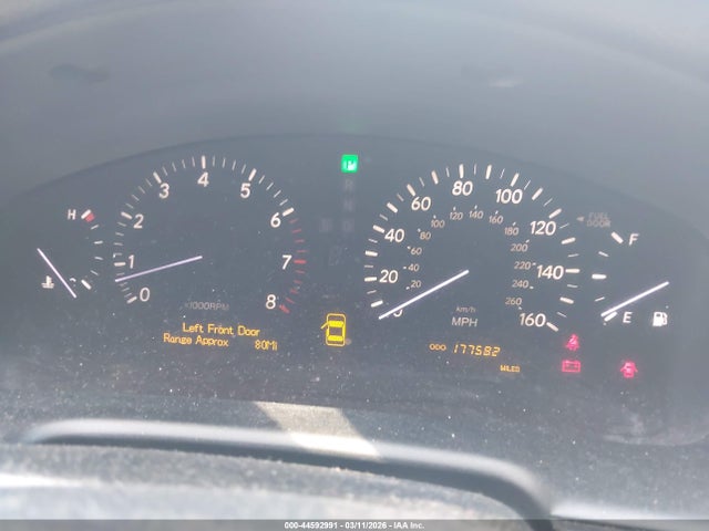 2005 Lexus Ls 430 მანქანა იყიდება აუქციონზე, vin: JTHBN36F755001100, აუქციონის ნომერი: 44592991
