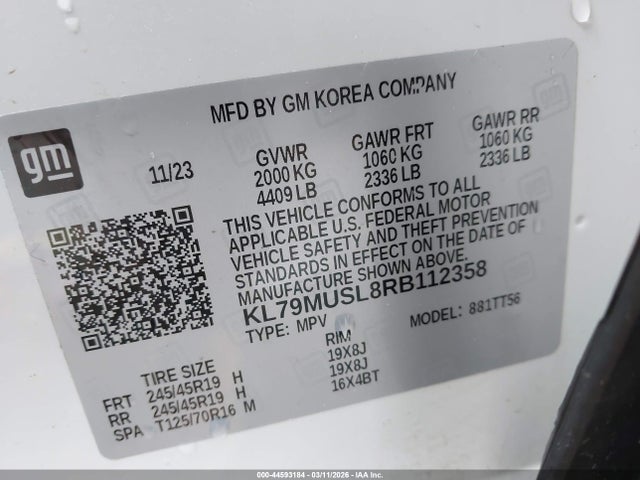 2024 CHEVROLET TRAILBLAZER KL79MUSL8RB112358 Photo 8