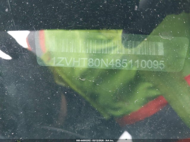 2008 FORD MUSTANG 1ZVHT80N485110095 Photo 8