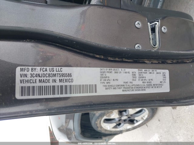 2021 JEEP COMPASS 3C4NJDCB3MT595586 Photo 8