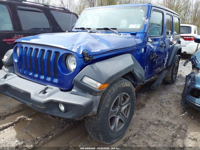 44593400 :رقم المزاد ، 1C4HJXDG5JW225299 vin ، 2018 Jeep Wrangler Unlimited Sport S 4x4 مزاد بيع