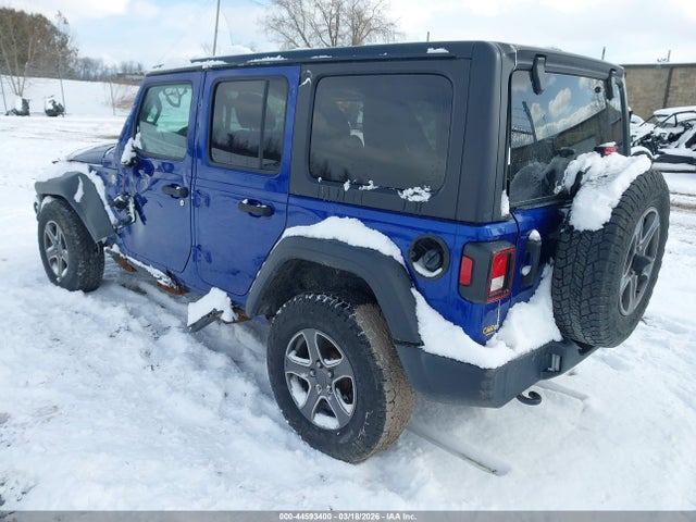 44593400 :رقم المزاد ، 1C4HJXDG5JW225299 vin ، 2018 Jeep Wrangler Unlimited Sport S 4x4 مزاد بيع
