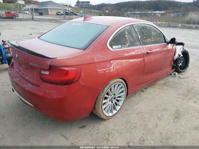 44593404 :رقم المزاد ، WBA1F5C54EV255913 vin ، 2014 Bmw 228i مزاد بيع