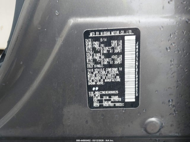 Aukcja sprzedaży 2014 Infiniti Qx80, vin: JN8AZ2NE9E9068525, numer aukcji: 44593452