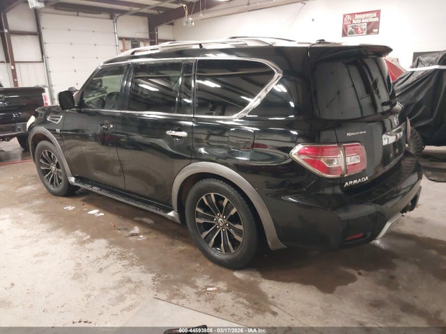 44593808 :رقم المزاد ، JN8AY2NE7H9706567 vin ، 2017 Nissan Armada Platinum مزاد بيع