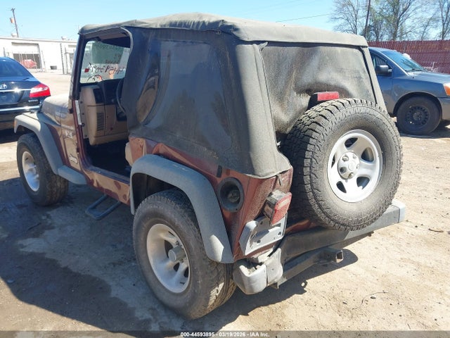 Продажа на аукционе авто 2002 Jeep Wrangler X, vin: 1J4FA39S42P767917, номер лота: 44593895