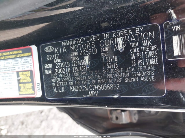 2017 KIA NIRO KNDCC3LC7H5056852 Photo 8