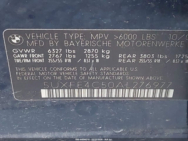 2010 BMW X5 5UXFE4C50AL276977 Photo 8