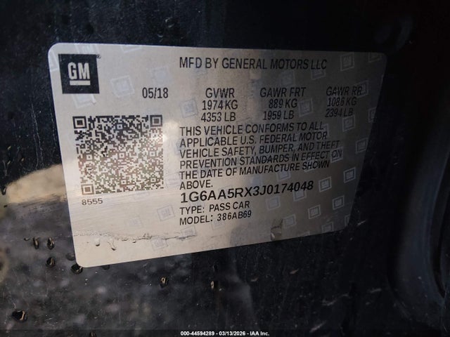 2018 CADILLAC ATS 1G6AA5RX3J0174048 Photo 8