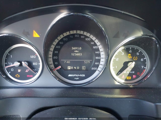 44594629 :رقم المزاد ، WDDGF7HB3AF415541 vin ، 2010 Mercedes-benz C 63 Amg مزاد بيع