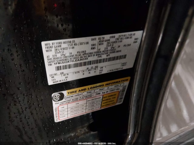 Ford Expedition Limited 2020 1FMJU2AT6LEA46335 Image 9