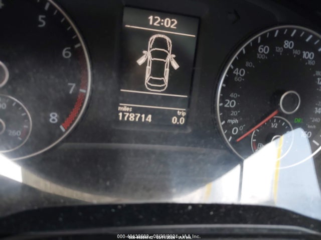 2012 Volkswagen Passat 2.5l Se მანქანა იყიდება აუქციონზე, vin: 1VWBP7A31CC109945, აუქციონის ნომერი: 44594742