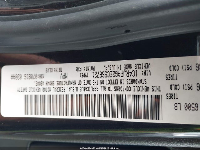 Aukcja sprzedaży 2014 Jeep Grand Cherokee Altitude, vin: 1C4RJFAG2EC566721, numer aukcji: 44594950