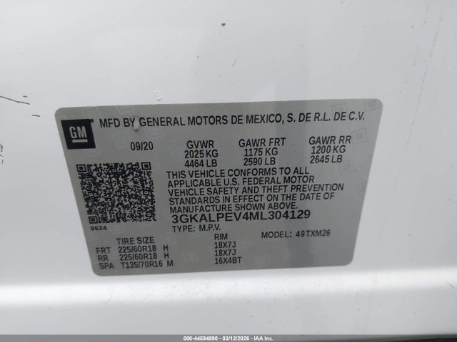 2021 GMC TERRAIN 3GKALPEV4ML304129 Photo 8