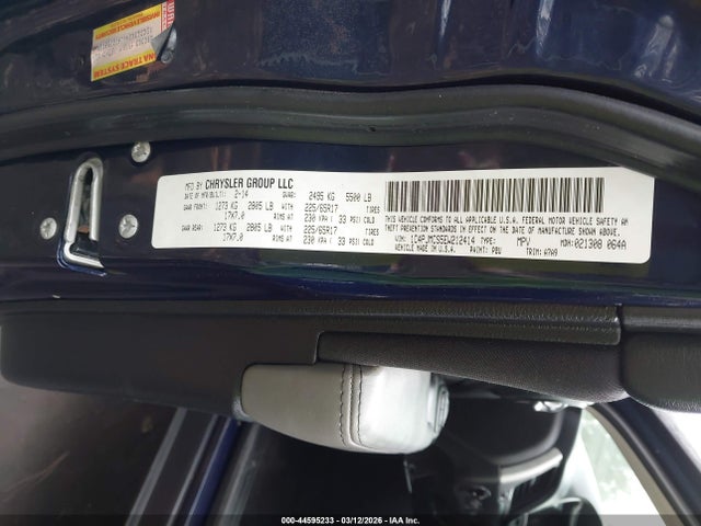 44595233 :رقم المزاد ، 1C4PJMCS5EW212414 vin ، 2014 Jeep Cherokee Latitude مزاد بيع