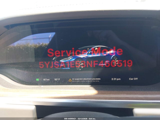 2022 TESLA MODEL S 5YJSA1E53NF460519 Photo 6