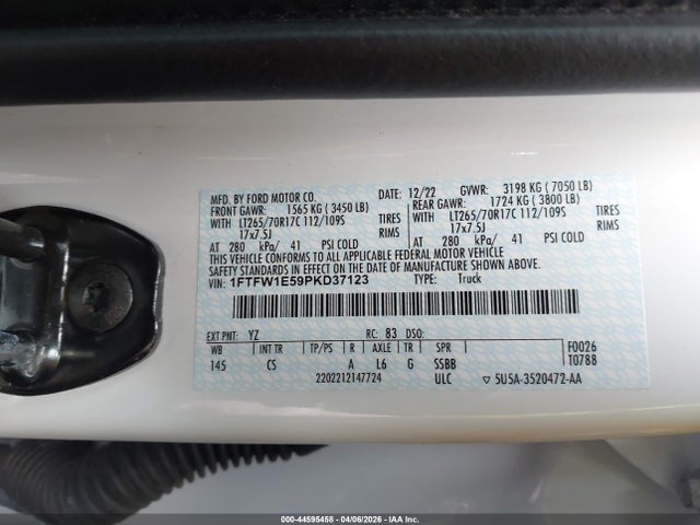 2023 FORD F-150 1FTFW1E59PKD37123 Photo 8