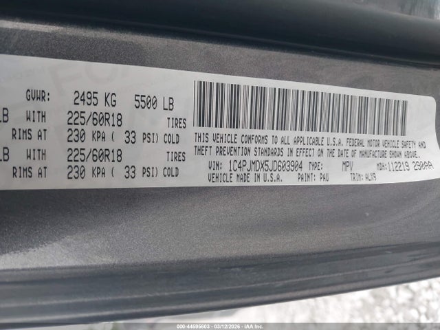 2018 JEEP CHEROKEE 1C4PJMDX5JD603904 Photo 8