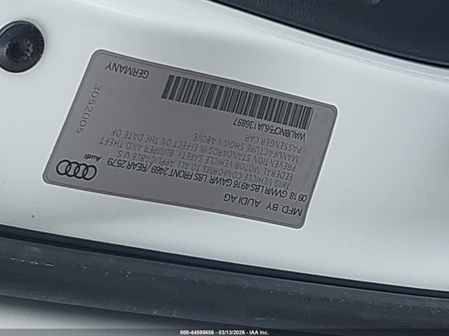 Продажа на аукционе авто 2018 Audi A5 2.0t Premium, vin: WAUBNCF56JA136897, номер лота: 44595656