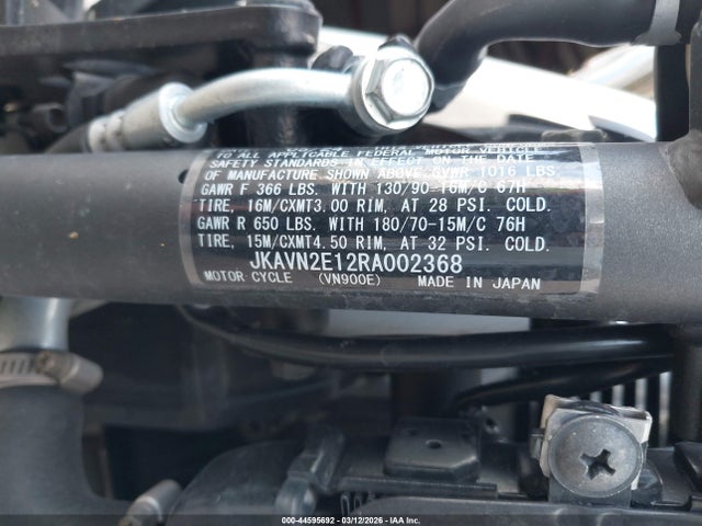 Kawasaki Vn900 E 2024 JKAVN2E12RA002368 Image 10